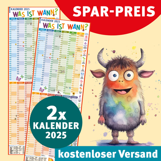 AKTION 2 x Kinder-Kalender 2025